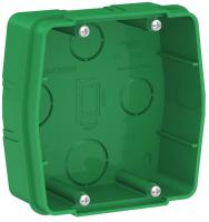 SE Blanca Коробка монтажная для силовых розеток, зеленый, BLNMK000001