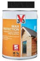 V33 Wax Protection венге 0.9 л, Антисептик для дерева с добавлением воска