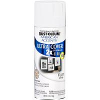 Rust-Oleum Painter’s Touch 2X Ultra Cover Spray Краска-спрей универсальная на алкидной основе, белый матовый, 0.34 кг