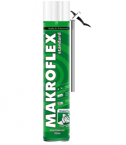 МАКРОФЛЕКС Стандартная монтажная пена, 0.75 л