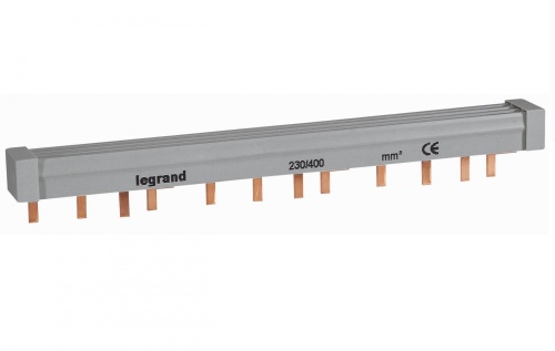 Legrand Шина соединительная 3Р 12 модулей типа PIN, 63A, 404944