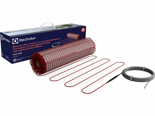 Комплект теплого пола ECO MAT, нагревательный мат Electrolux EEM 2-150-5, 5 м2