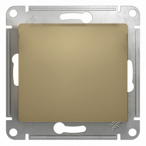 Schneider Glossa Титан Выключатель 1-клавишный, GSL000411