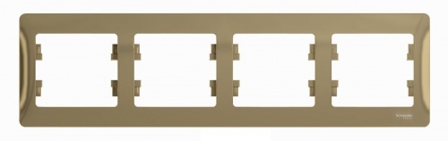 Schneider Glossa Титан Рамка 4-я, GSL000404
