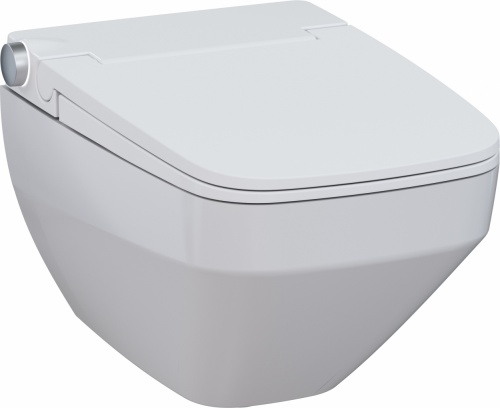 Унитаз подвесной безободковый, с крышкой-биде, AM.PM Inspire 2.0 FlashClean, CCC50A1700SC, 425 х 595 х 430 мм