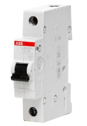ABB SH201L Автоматический выключатель 1P 10А (C) 4,5kA