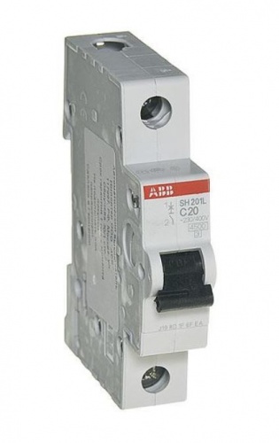 ABB SH201L Автоматический выключатель 1P 20А (C) 4,5kA