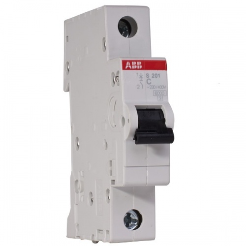 ABB S201 Автоматический выключатель 1P 63А (С) 6kA
