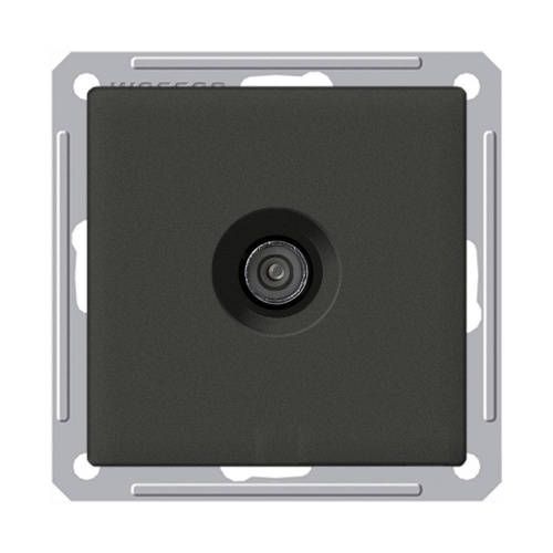 WESSEN 59 Черный бархат TV Розетка  оконечная, RTS-151-6-86