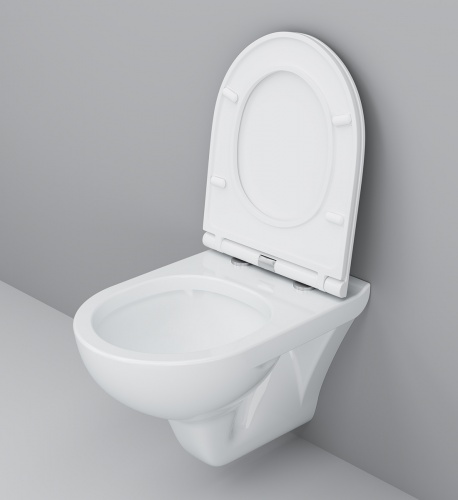 Унитаз подвесной, с сиденьем AM.PM Gem C901738SC