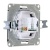 WESSEN 59 Черный бархат Розетка компьютерная 1-ая  RJ45 кат. 5e, RSI-152K5E-6-86