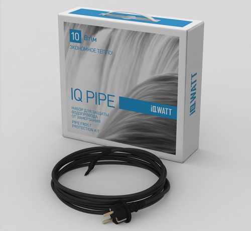 Саморегулирующийся Комплект для обогрева труб IQ PIPE, 10 м