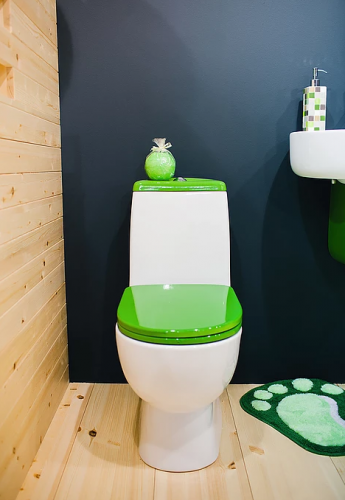 Унитаз-компакт Best Color Green с сиденьем из дюропласта с микролифтом, 640 х 340 х 770 мм