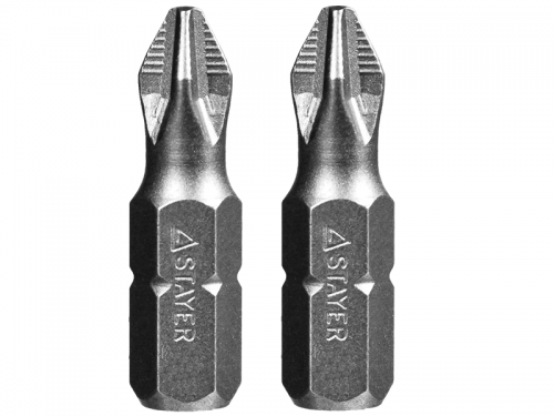 Биты ProFix PROFESSIONAL, С 1/4", PH3, 25 мм, 2 шт в уп, 26201-3-25-02