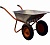 Тачка двухколесная строительная 90 л POLYAGRO, 8054090