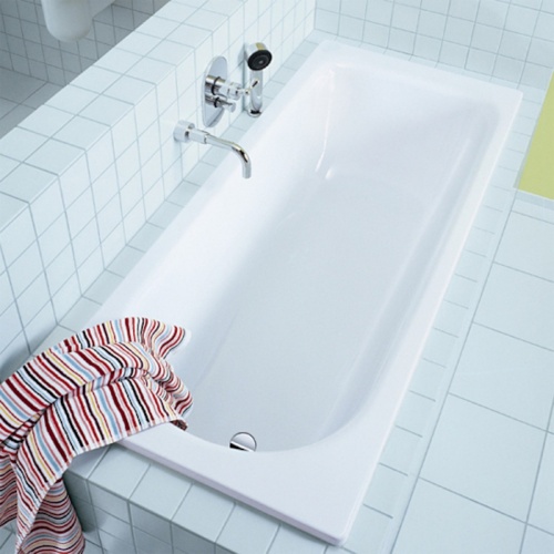 Стальная ванна с ножками, Kaldewei SANIFORM PLUS Perl Effect Easy-clean, 373-1, альпийский белый, 170 х 75 х 41 см, 3.5 мм