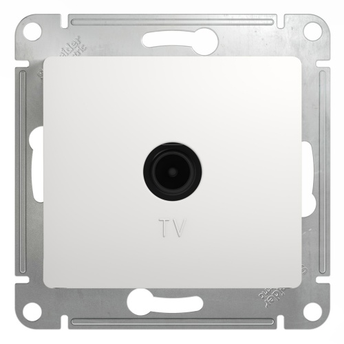Schneider Glossa Белая Розетка TV, GSL000191