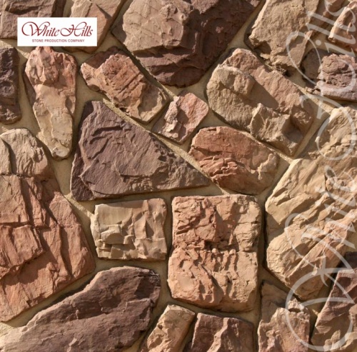 Цементная плитка White Hills Рока, красно-коричневый, 613-40