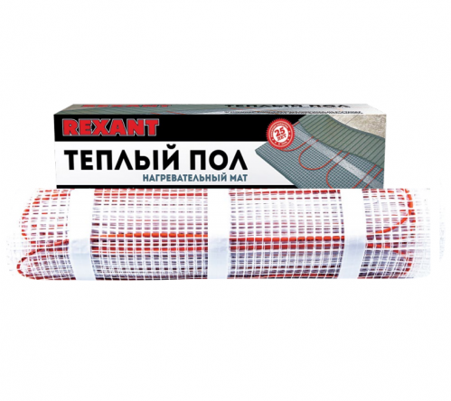 Нагревательный мат Rexant 160 Вт/м2, 51-0504, 2.0 м2, 0.5 х 4.0 м, 320 Вт