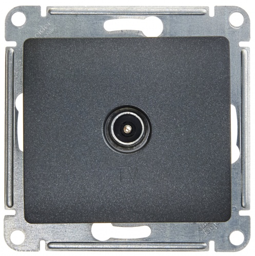 Schneider Glossa Антрацит Розетка TV, GSL000791