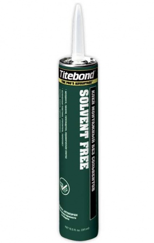 Многоцелевой строительный клей Solvent Free Titebond, зеленая туба, 0.31 л