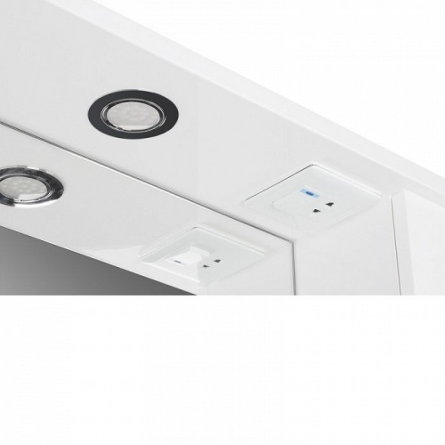 Шкаф-зеркалo для ванной 90 см, c подсветкой, белый, IDDIS Rise, RIS90W0i99, 170 х 900 х 630 мм