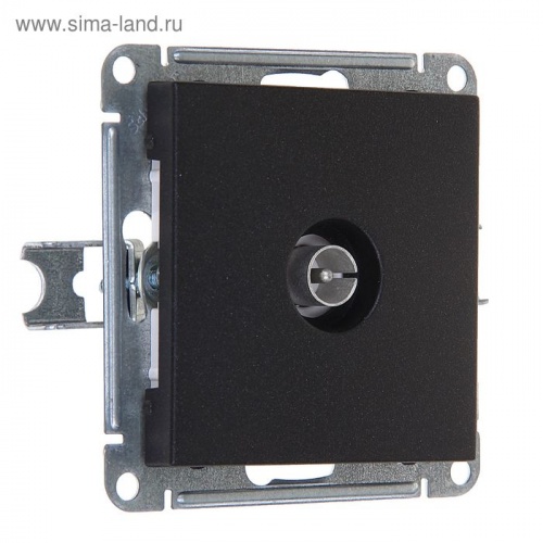 WESSEN 59 Черный бархат TV Розетка  оконечная, RTS-151-6-86