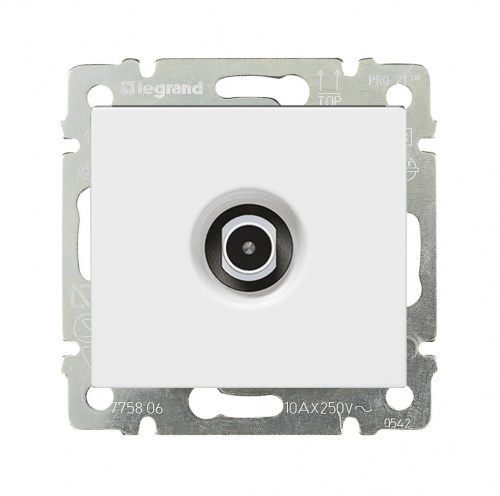 Legrand Valena белая розетка TV, оконечная, 10 дБ, 774430