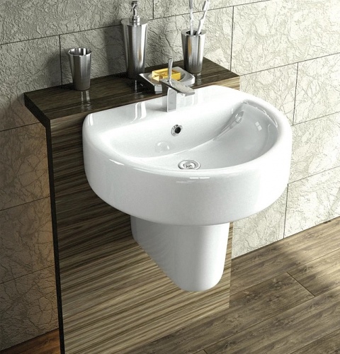 Умывальник Sanita LUXE Best, белый, 448 х 558 х 174 мм