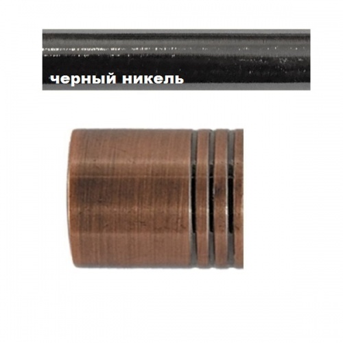 Наконечники DIY 16мм Заглушка, черный никель, 20 х 16 мм