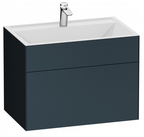 Тумба подвисная под раковину 80 см, AM.PM Inspire 2.0, графит матовый, M50AFHX0803GM