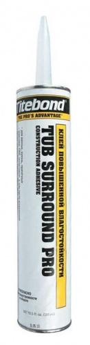 Клей профессиональный Titebond для ванн, белая туба, 0.31 л