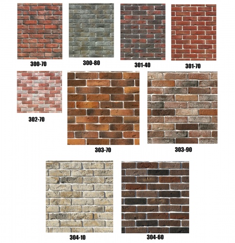 Цементная плитка White Hills Лондон Брик, красный, 301-70