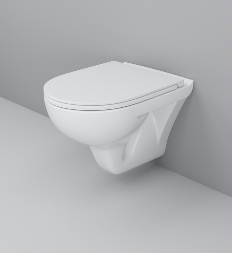 Унитаз подвесной, с сиденьем AM.PM Gem C901738SC