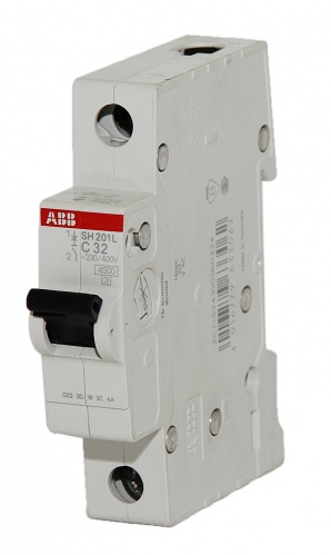 ABB SH201L Автоматический выключатель 1P 32А (C) 4,5kA