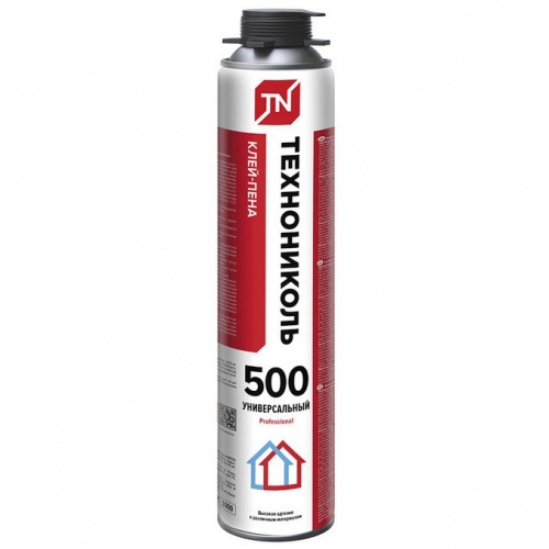 Клей-пена ТЕХНОНИКОЛЬ 500 PROFESSIONAL универсальный, 0.75 л