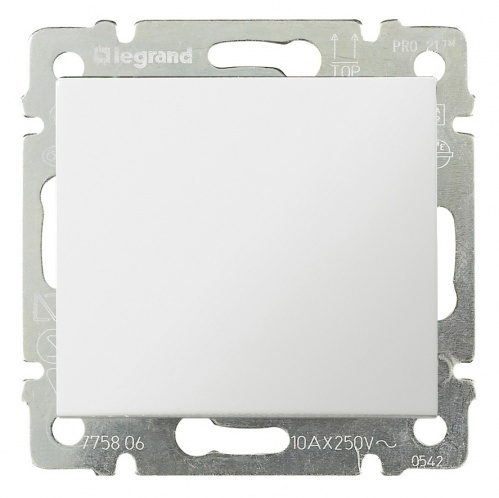 Legrand Valena белый переключатель 1-клавишный, 774406
