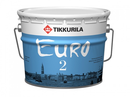Tikkurila Euro Smart 2, Баз А, 9 л, Глубокоматовая водно-дисперсионная краска для высококачественной отделки стен и потолков