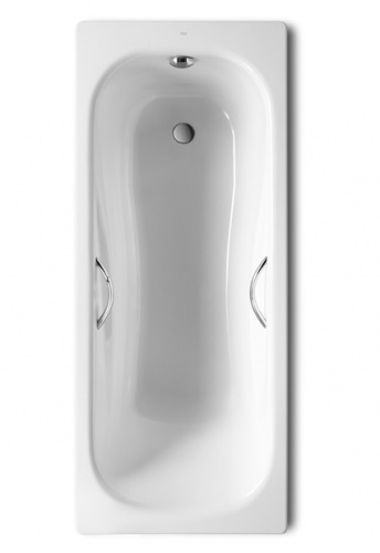Ванна стальная Roca Princess N, с ручками, 1500 х 750 мм