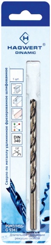 Сверло по металлу 6.5 х 148 мм Hagwert Dinamic Long