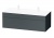 Тумба подвисная под раковину 120 см, AM.PM Inspire 2.0, графит матовый, M50AFHX1203GM