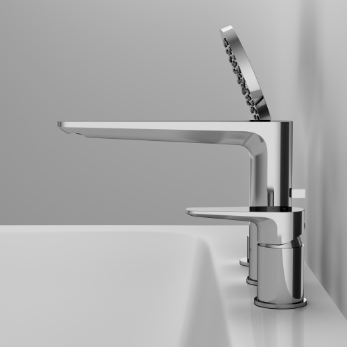 Смеситель на борт ванны, трехсекционный AM.PM Inspire F5001300