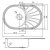 Металлическая мойка для кухни IDDIS Suno, с крылом, 770 х 480 х 180 мм Металлическая мойка для кухни IDDIS Suno, с крылом, 770 х 480 х 180 мм
