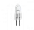 Лампа галогенная G4 20W 220V, капсульная, прозрачная