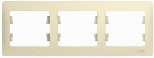 Schneider Glossa Бежевая Рамка 3-я, GSL000203