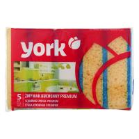 Губки для мытья посуды York Премиум, 5 шт в уп